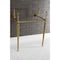Fauceture VPB33227 Edwardian Brass Console Sink Legs, Brushed Brass VPB33227 - alternate 6